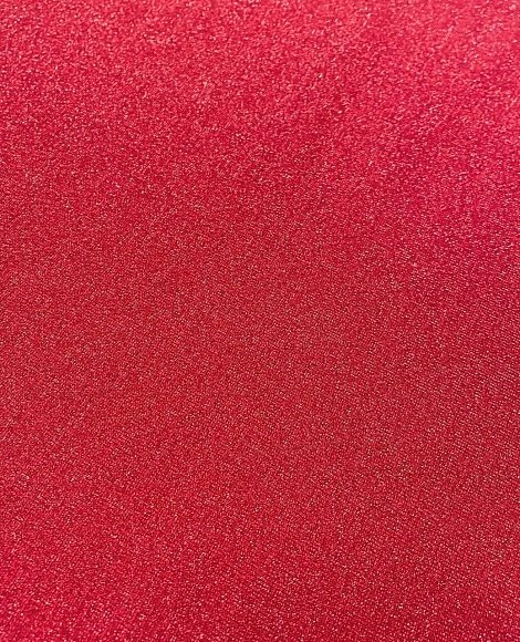 Трикотаж люрекс красный